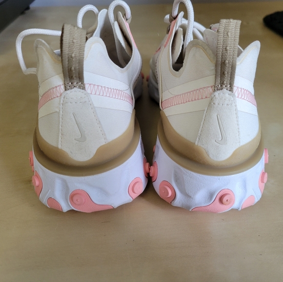 Nike React Element 55 'Phantom' Cream/Pink Barbiecore US Size 7 - Picture 13 of 13
